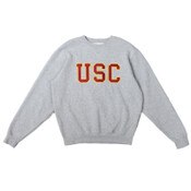 USC Trojan Basics Heritage Oxford Tackle Twill Fleece Sweatshirt